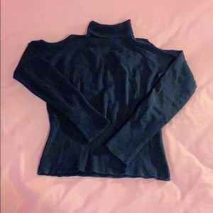 cold shoulder turtleneck